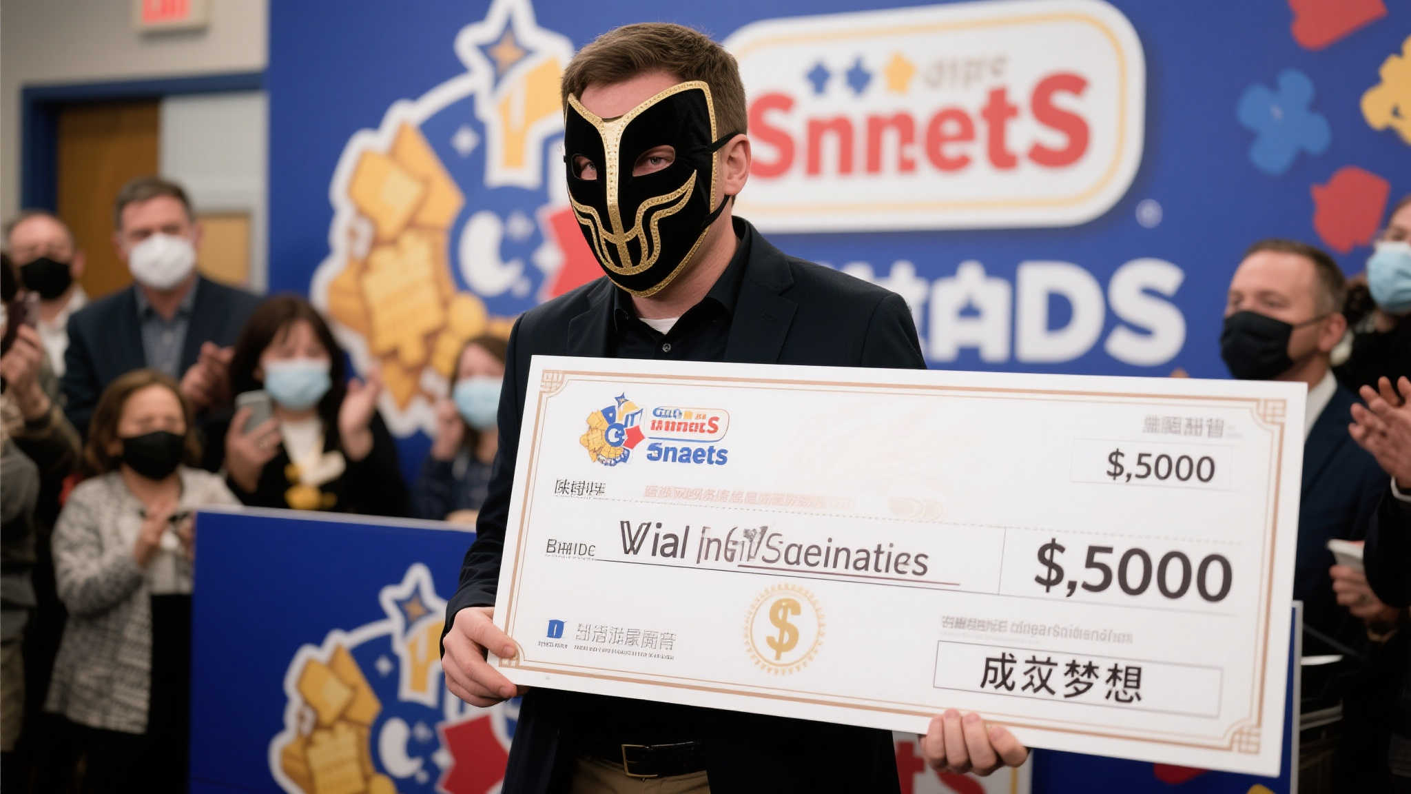 男子中体彩4543万戴面具领奖 揭秘中奖背后的日常习惯 男子中体彩4543万戴面具领奖 揭秘中奖背后的日常习惯