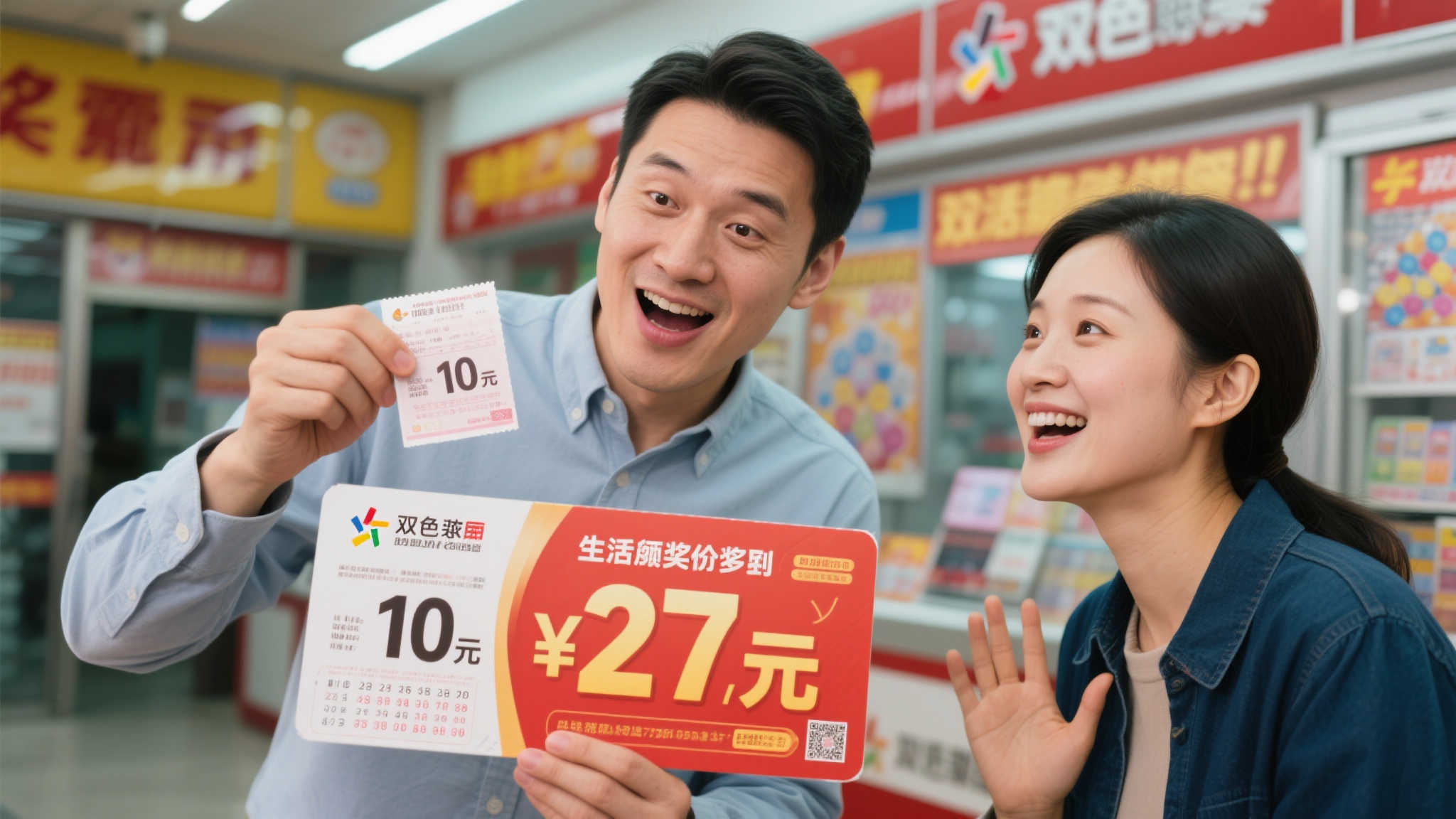 上班族10元喜中双色球27万,妻子反复确认终信以为真 上班族10元喜中双色球27万,妻子反复确认终信以为真