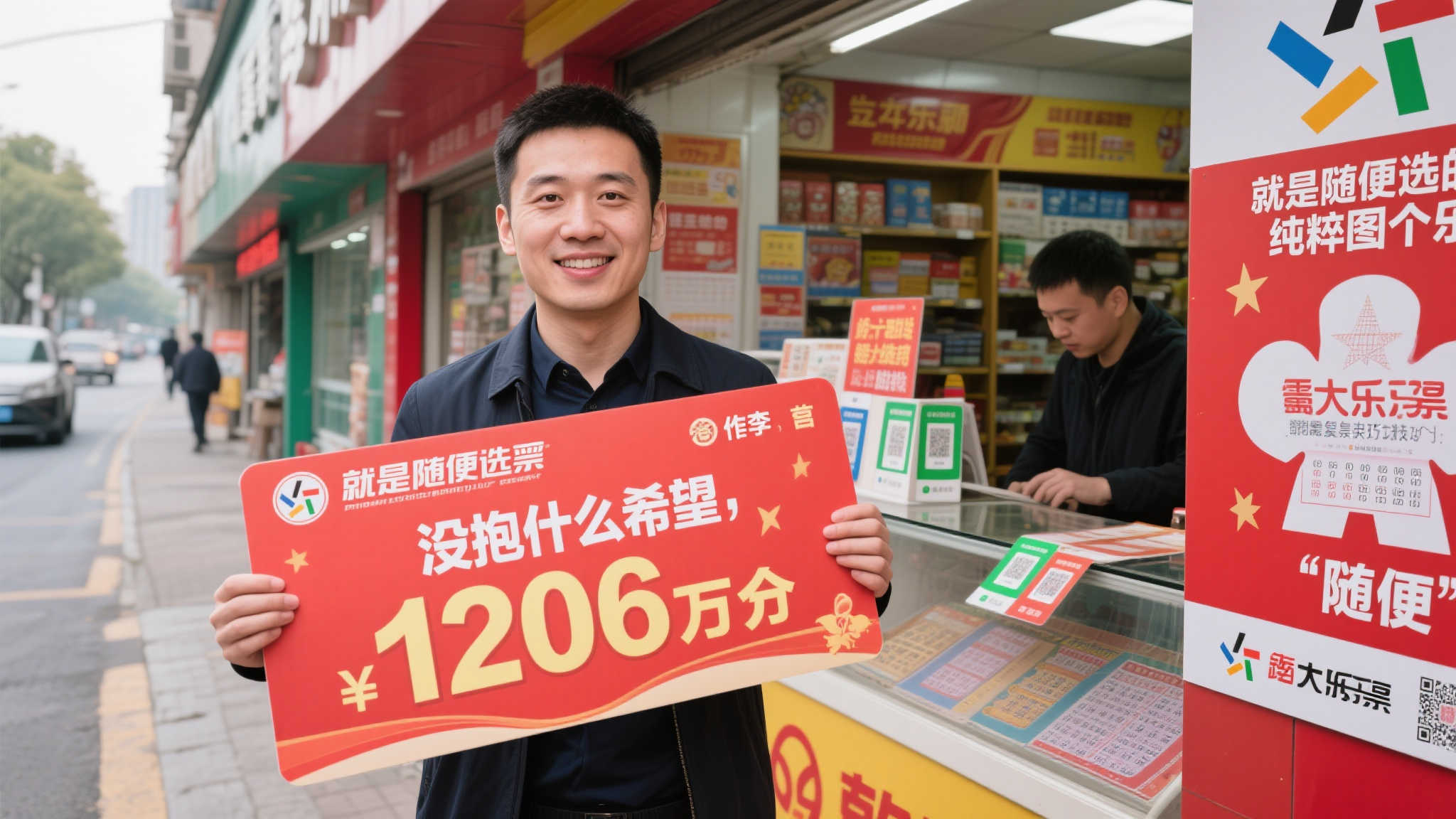 80后下班路上随手买彩票,意外中得大乐透1206万,至今仍不敢相信 80后下班路上随手买彩票,意外中得大乐透1206万,至今仍不敢相信