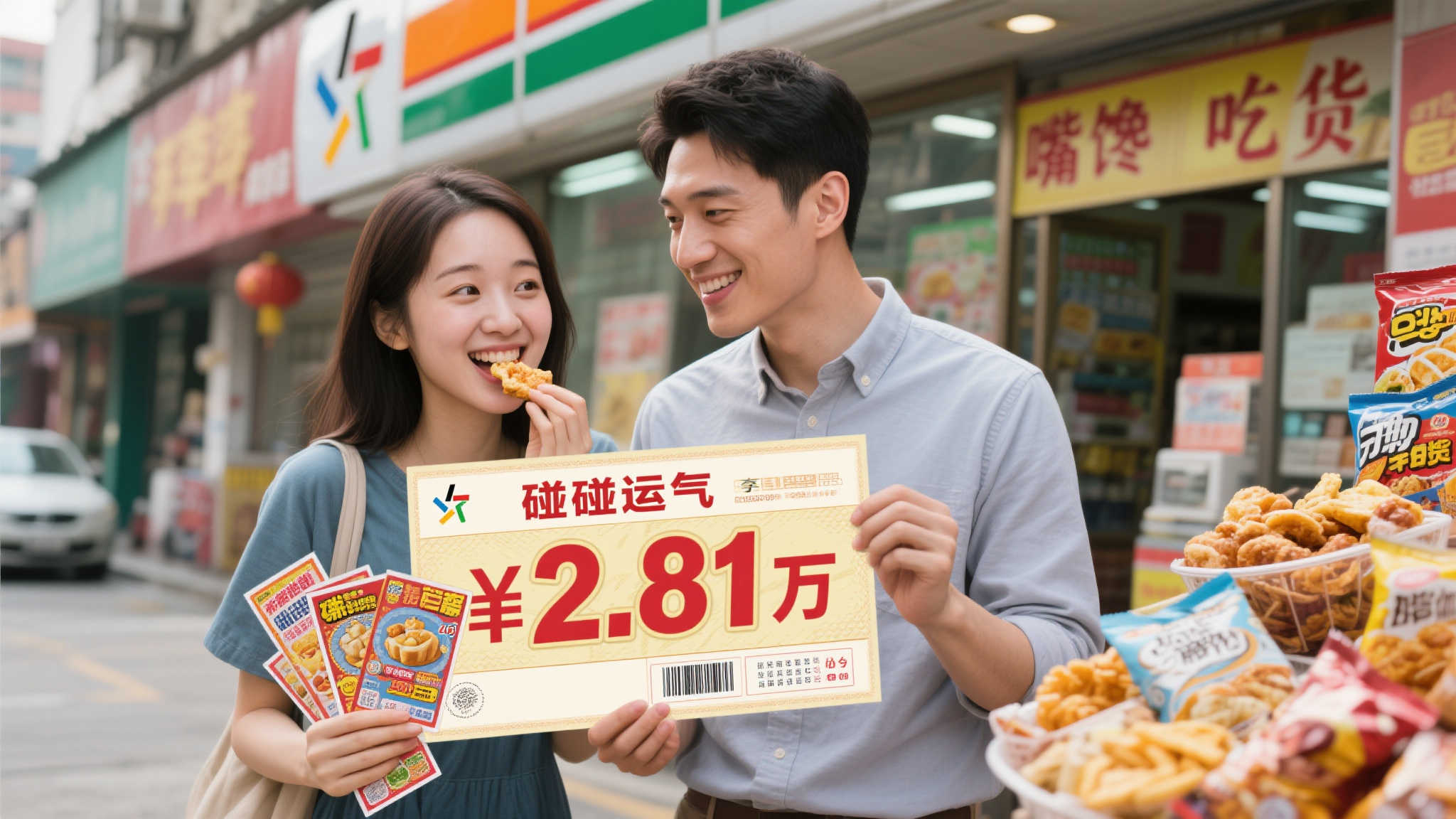 男子因女友贪吃意外中2.8亿大奖 催促父母即刻退休 男子因女友贪吃意外中2.8亿大奖 催促父母即刻退休