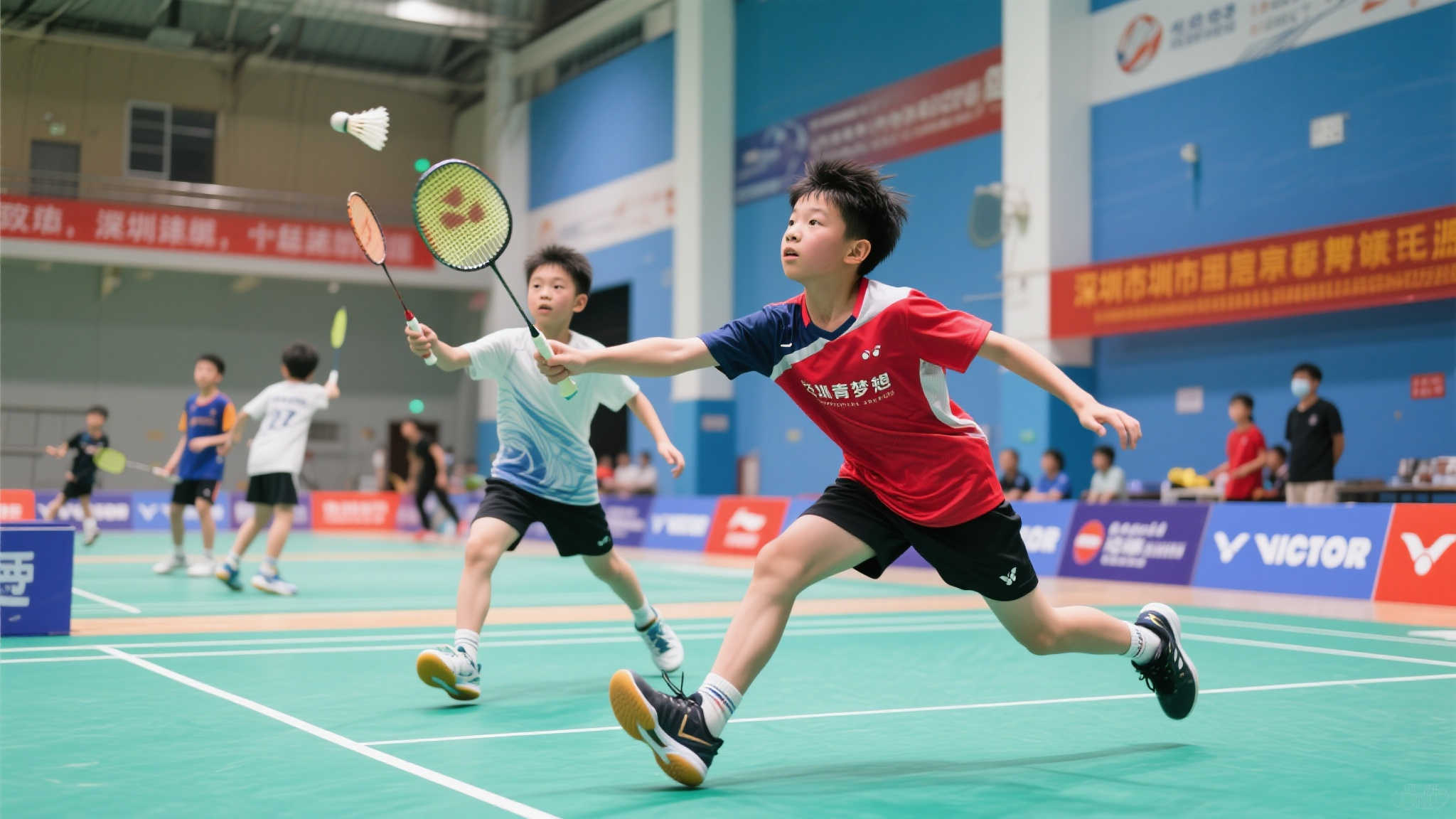 青春挥拍,少年逐梦——深圳少年的羽球风采! 青春挥拍,少年逐梦——深圳少年的羽球风采!