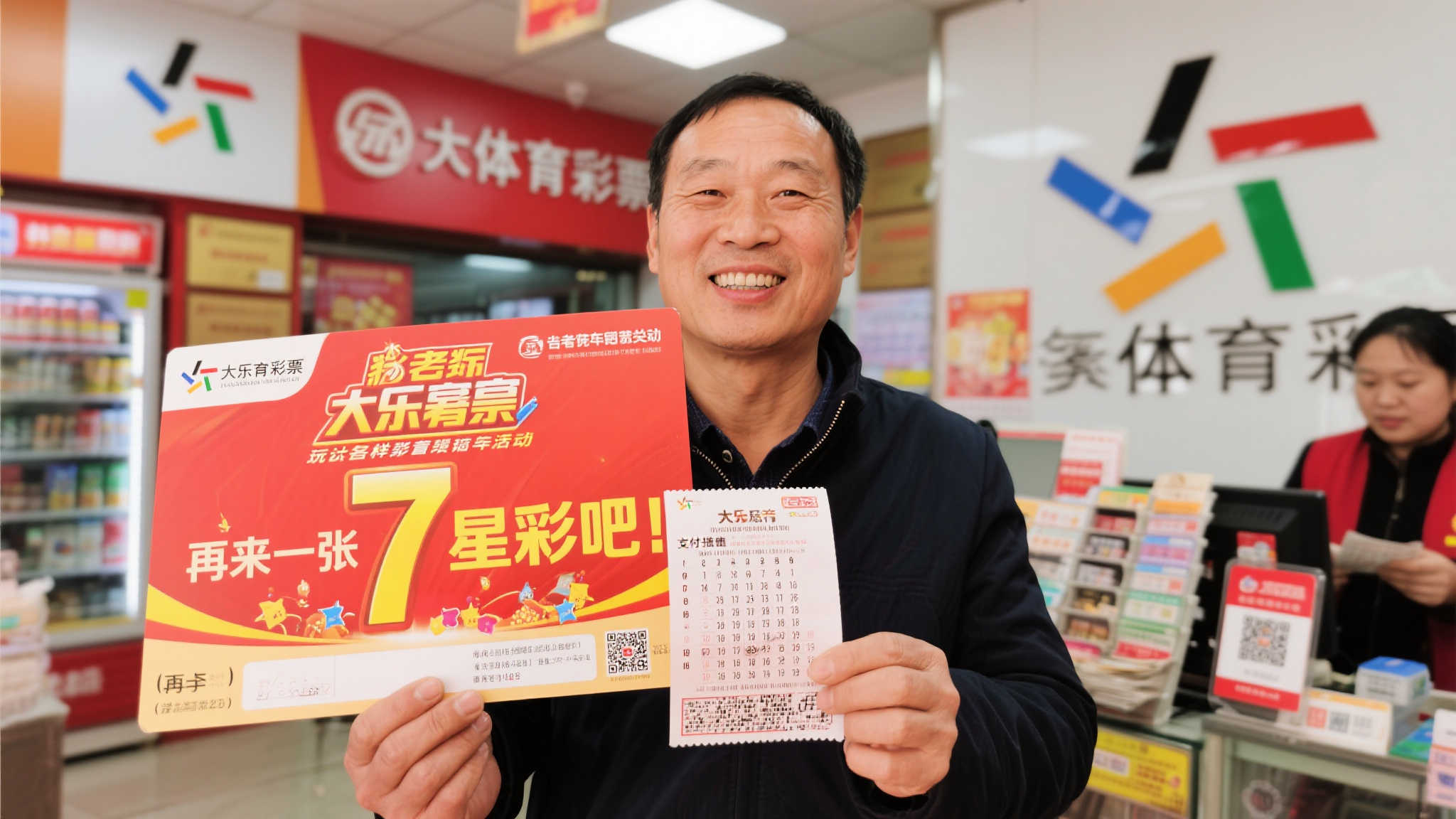 体彩忠实粉丝喜中7星彩111万 顺手购大乐透后出票 体彩忠实粉丝喜中7星彩111万 顺手购大乐透后出票