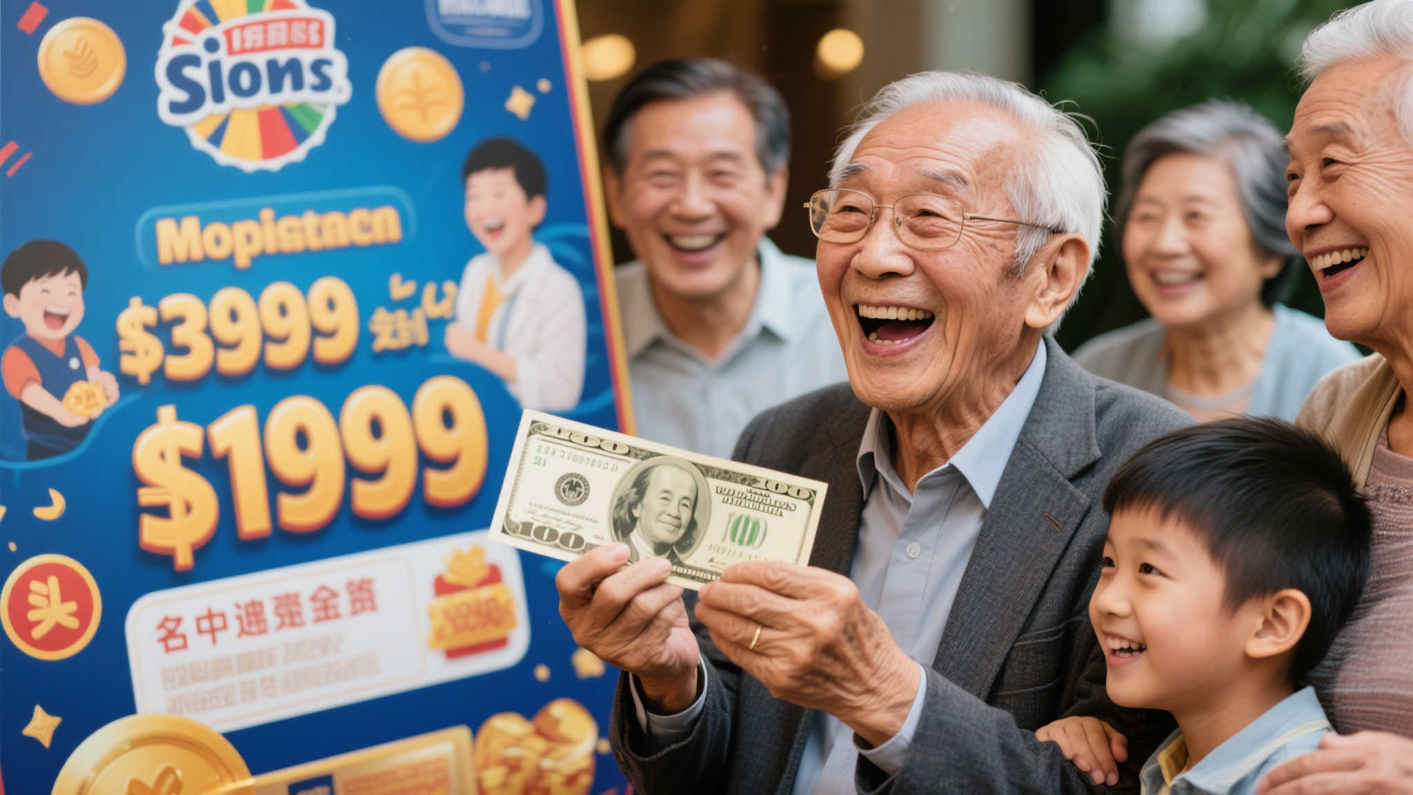 癌症老人生日喜中3634万彩票大奖,计划投资未来-图 癌症老人生日喜中3634万彩票大奖,计划投资未来-图