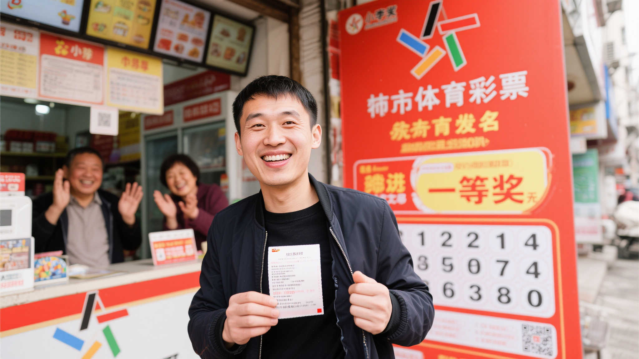 淡然选号，意外摘得快乐8头奖