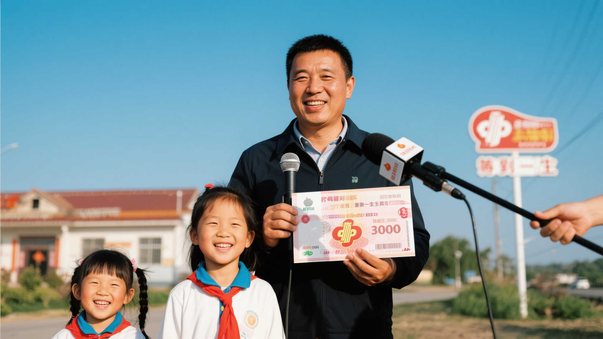 男子10元喜中大乐透千万巨奖 公信见证官现场颁奖